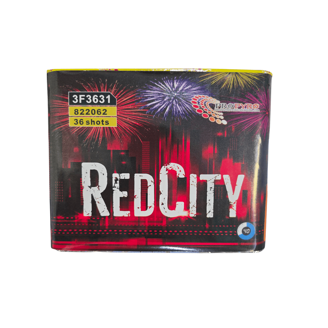 Bateria Redcity - 36 Disparos - Louro Pirotecnia