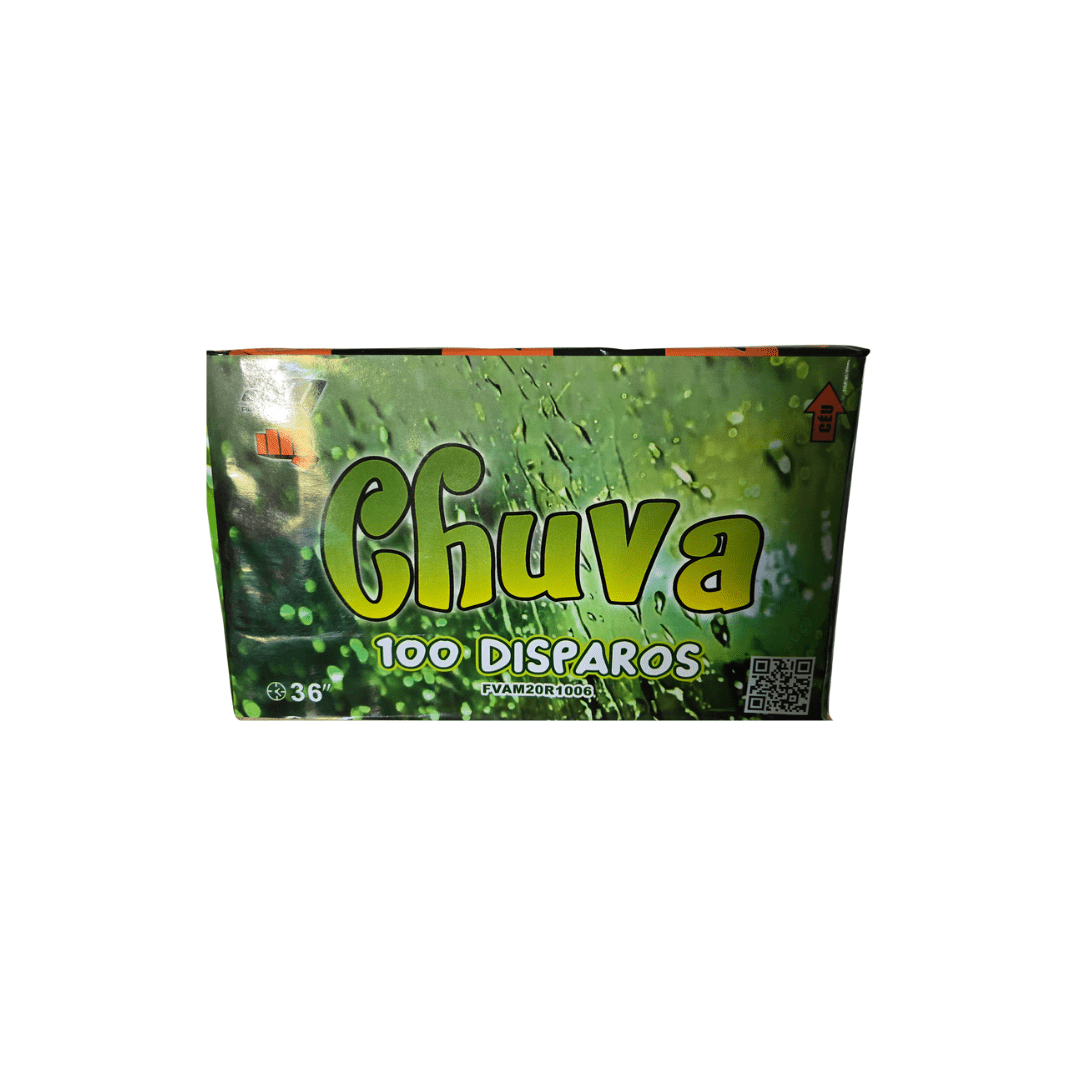 Bateria Chuva - 100 Disparos (Morteiros) - Louro Pirotecnia