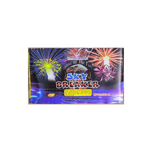 Bateria Sky Breaker - 50 Disparos - Louro Pirotecnia