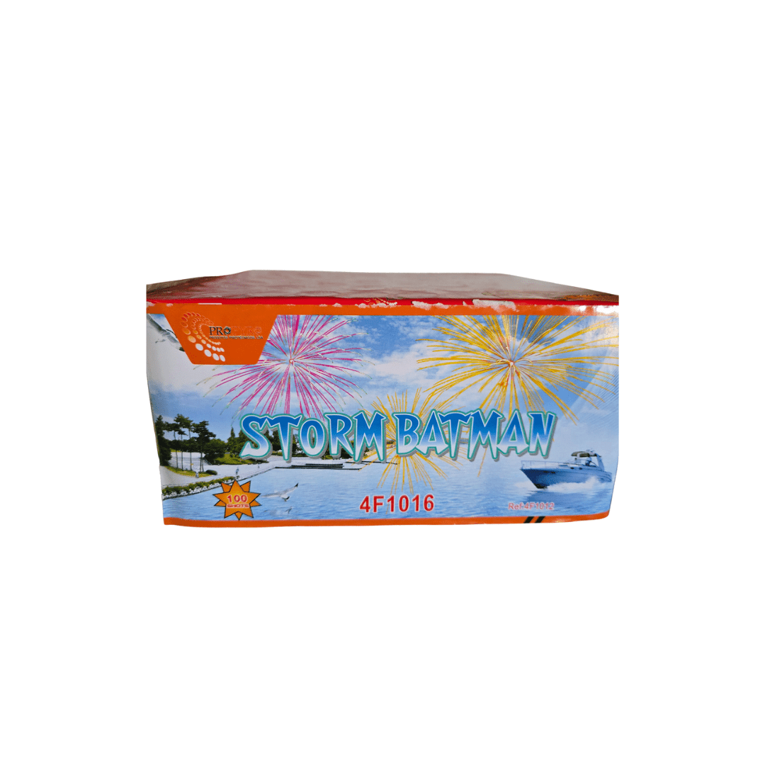 Bateria Storm Batman - 100 Disparos - Louro Pirotecnia
