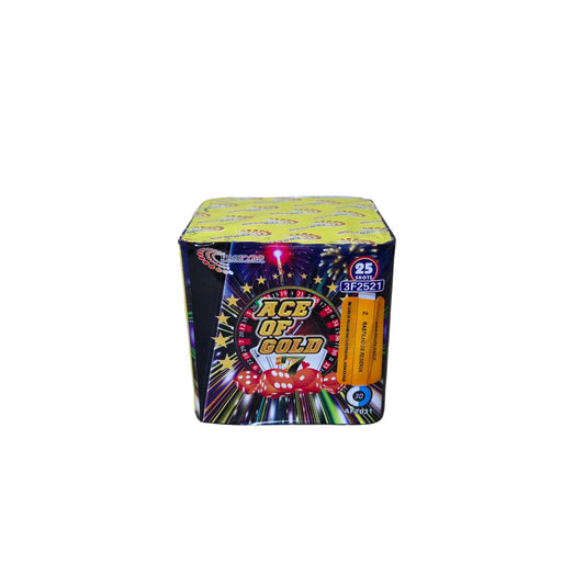 Bateria Ace of Gold - 25 Disparos - Louro Pirotecnia