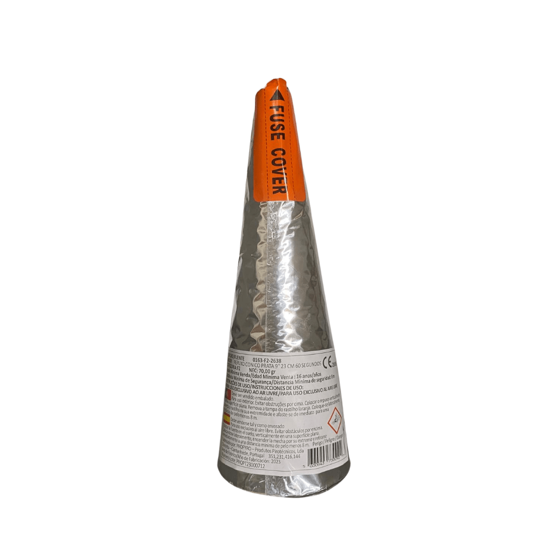 Repuxo Prata 23 Cm - Louro Pirotecnia