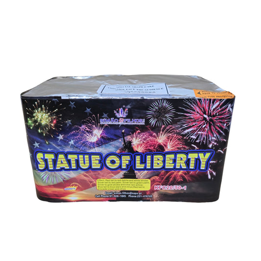 Bateria Statue of Liberty (VV) - 50 Disparos - Louro Pirotecnia