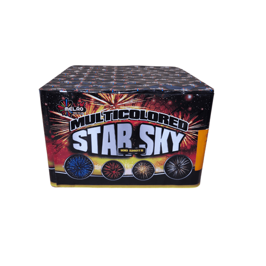 Bateria Star Sky - 100 Disparos - Louro Pirotecnia