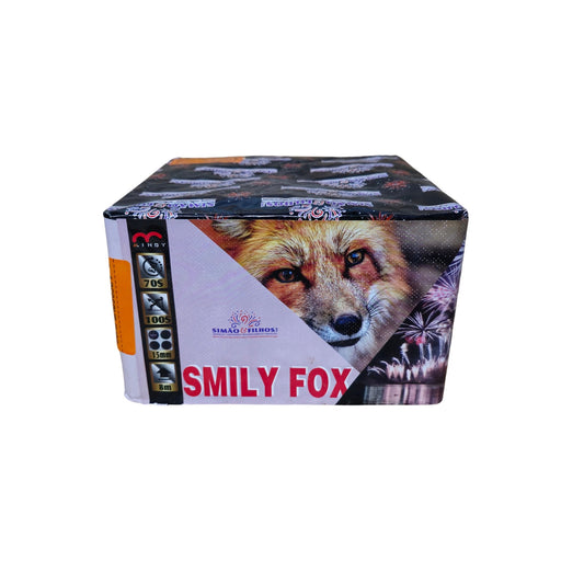 Bateria Smily Fox - 100 Disparos - Louro Pirotecnia